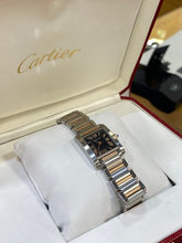 Load image into Gallery viewer, Cartier Tank Française . Two-Tone Steel and Yellow Gold . Black Roman Dial