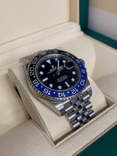 Load image into Gallery viewer, Rolex GMT-Master II “Batman” . Blue/Black Bezel . Jubilee Bracelet