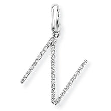 Load image into Gallery viewer, 9ct White Gold Diamond Initial Pendant (A-Z Available)