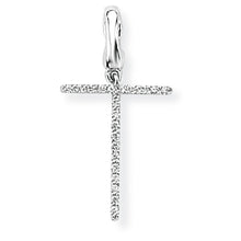 Load image into Gallery viewer, 9ct White Gold Diamond Initial Pendant (A-Z Available)