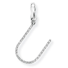 Load image into Gallery viewer, 9ct White Gold Diamond Initial Pendant (A-Z Available)