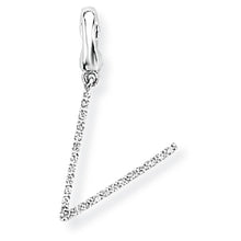 Load image into Gallery viewer, 9ct White Gold Diamond Initial Pendant (A-Z Available)
