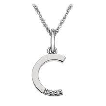 Load image into Gallery viewer, Sterling Silver Initial Pendant (A-Z Available)