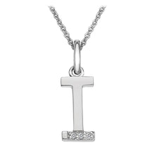 Load image into Gallery viewer, Sterling Silver Initial Pendant (A-Z Available)