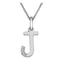 Load image into Gallery viewer, Sterling Silver Initial Pendant (A-Z Available)
