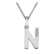 Load image into Gallery viewer, Sterling Silver Initial Pendant (A-Z Available)