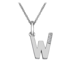 Load image into Gallery viewer, Sterling Silver Initial Pendant (A-Z Available)