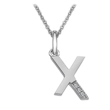 Load image into Gallery viewer, Sterling Silver Initial Pendant (A-Z Available)