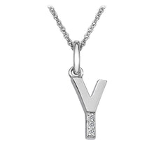 Load image into Gallery viewer, Sterling Silver Initial Pendant (A-Z Available)