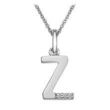 Load image into Gallery viewer, Sterling Silver Initial Pendant (A-Z Available)