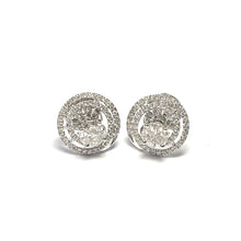 Load image into Gallery viewer, 18ct white gold Diamond Earrings