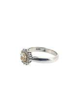 Load image into Gallery viewer, DGI Certified Fancy Light Yellow Diamond Cluster Ring