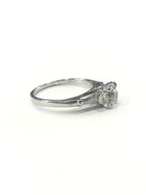 Load image into Gallery viewer, Single Stone Diamond Engagement Ring 1.01 Carat Certified Diamond Platinum