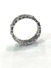 Load image into Gallery viewer, Edwardian Style Diamond Set Band Ring 18 Carat White Gold