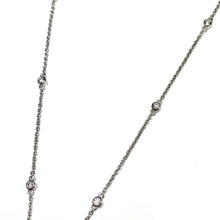 Load image into Gallery viewer, 18 Carat White Gold Edwardian Style Diamond Pendant and Chain