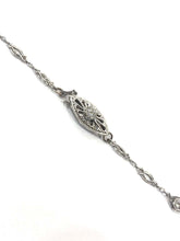 Load image into Gallery viewer, 1930s Edwardian Style Diamond Set Heart Necklace