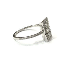 Load image into Gallery viewer, 18 Carat White Gold Delicate Art Deco Style Diamond Cluster Ring