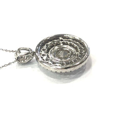 Load image into Gallery viewer, 18 Carat White Gold Diamond Target Cluster Pendant