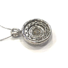 Load image into Gallery viewer, 18 Carat White Gold Diamond Target Cluster Pendant