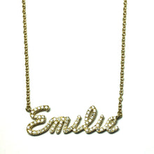 Load image into Gallery viewer, Personalised Diamond Name Necklaces