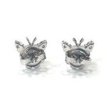 Load image into Gallery viewer, 18 Carat White Gold Diamond Butterfly Stud Earrings