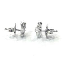 Load image into Gallery viewer, 18 Carat White Gold Diamond Butterfly Stud Earrings