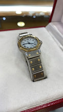 Load image into Gallery viewer, Cartier Santos Octagon . Two-Tone Steel and Yellow Gold . White Roman Dial
