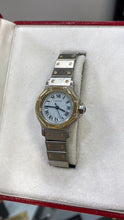 Load image into Gallery viewer, Cartier Santos Octagon . Two-Tone Steel and Yellow Gold . White Roman Dial
