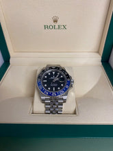 Load image into Gallery viewer, Rolex GMT-Master II “Batman” . Blue/Black Bezel . Jubilee Bracelet
