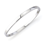 9ct White Gold Bangle