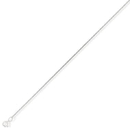 9ct White Gold Diamond Cut Tightly Linked Curb Chain