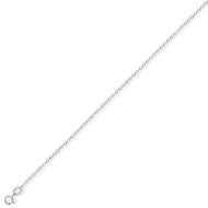 9ct White Gold Fine Trace Chain
