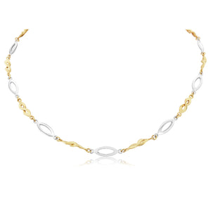 9CT Fancy Two Tone Chain