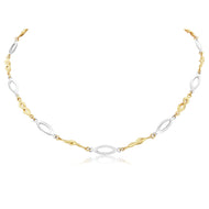 9CT Fancy Two Tone Chain