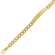 9CT Identity Curb Bracelet