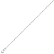 18CT White Gold Fine Trace Chain