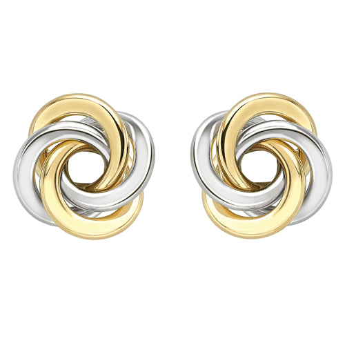 9ct Fancy Gold Stud Earrings