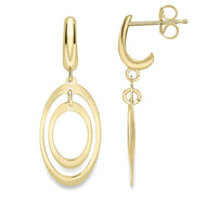 9ct Yellow Gold Drop Earrings
