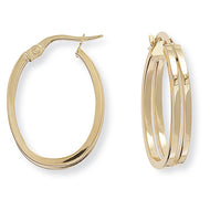 9CT Square Tube Oval Hoop