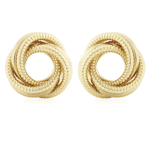 9CT Knot Earrings