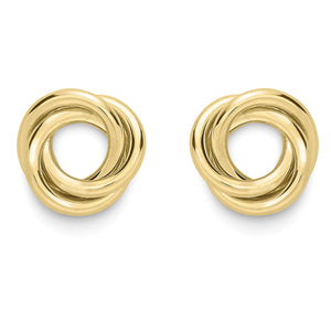 9CT Open Knot Earrings