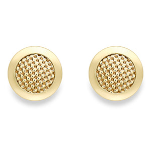 9CT Yellow Gold Stud Earrings