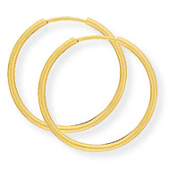 9ct Thin Sleeper Earrings