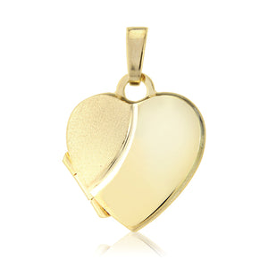 9ct Gold Heart-Shaped Locket