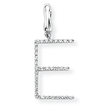 Load image into Gallery viewer, 9ct White Gold Diamond Initial Pendant (A-Z Available)
