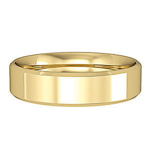 9ct Flat Court Wedding Band