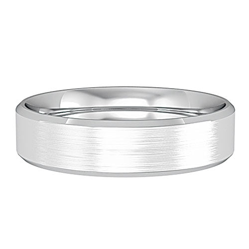 9ct Flat Court Wedding Band