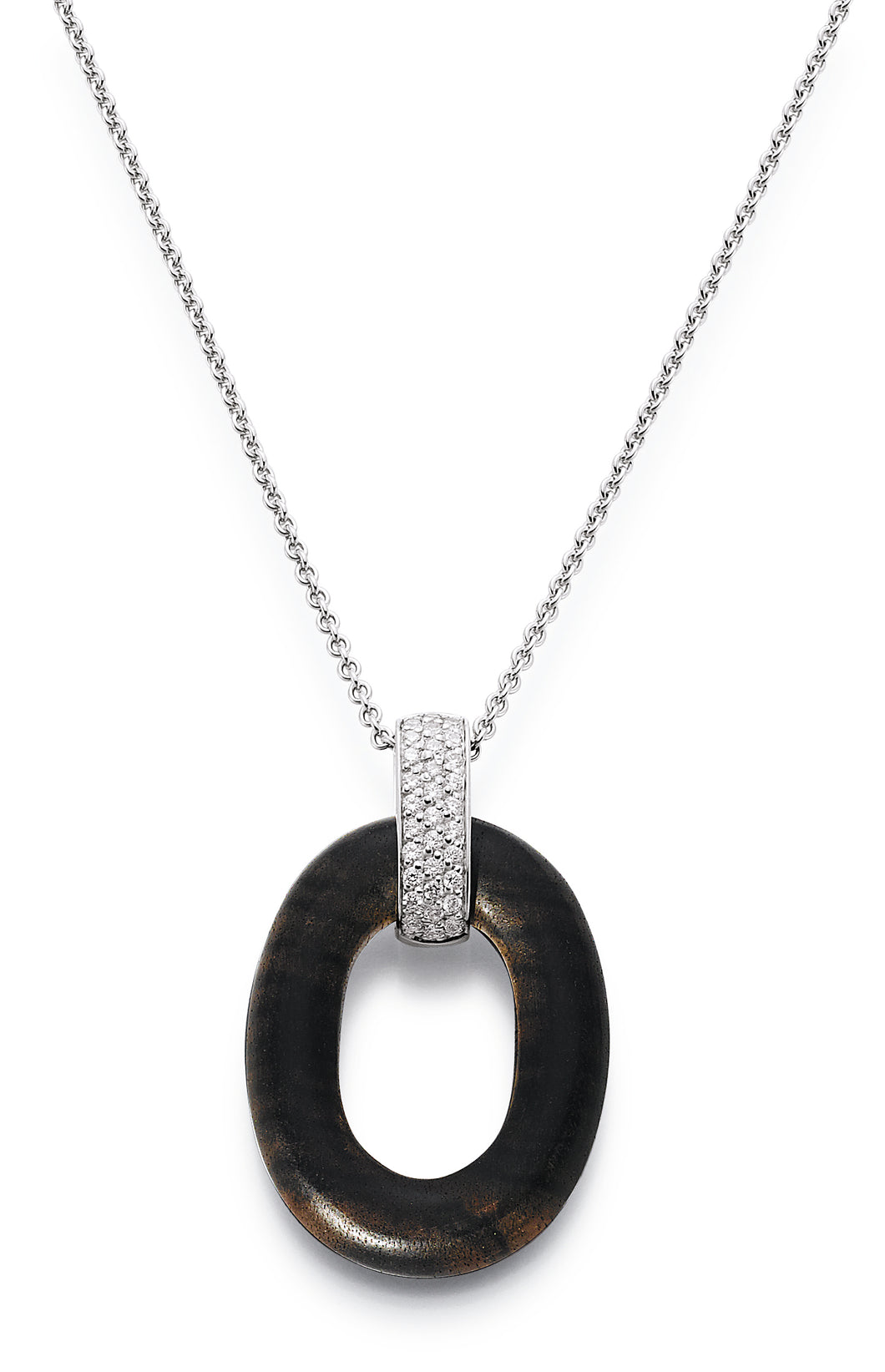 Viventy Silver CZ Large Pendant