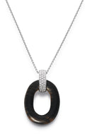Viventy Silver CZ Large Pendant