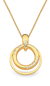 Viventy Silver CZ Large Pendant